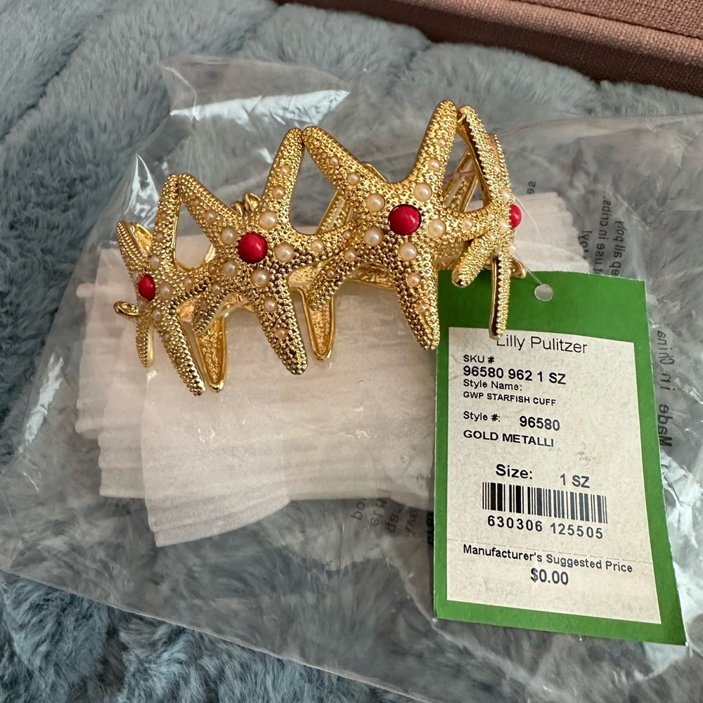 NWT - Lilly Pulitzer Starfish Bracelet!